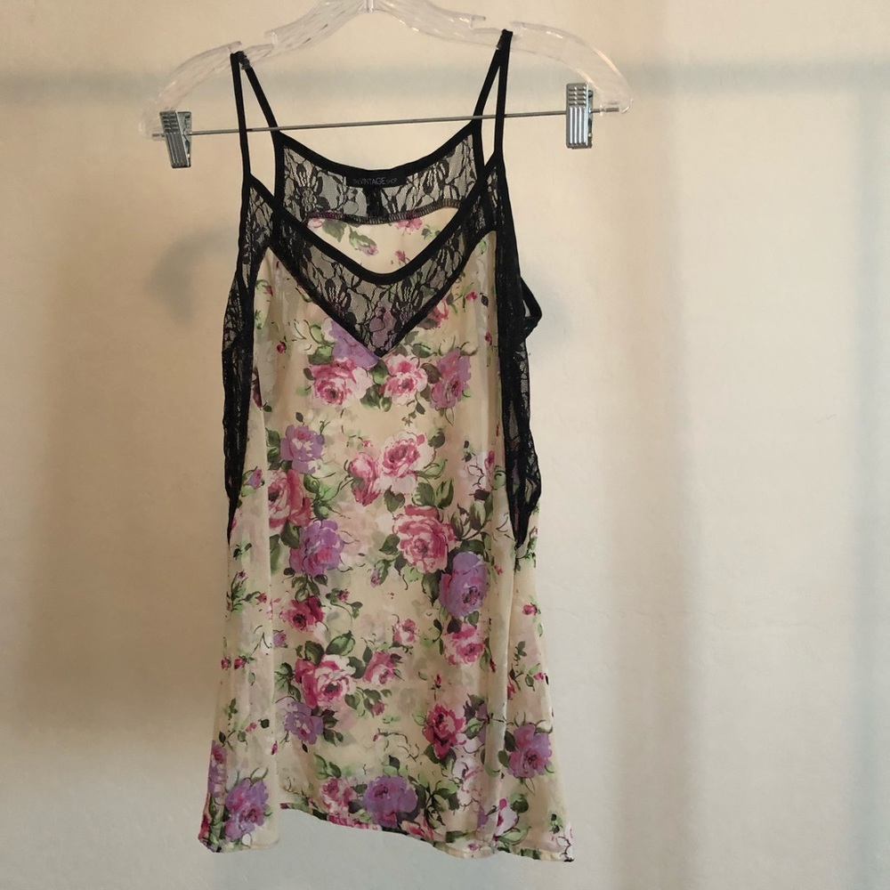Floral Lace Tank Cami